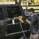 PACHET ORIGINAL DEWALT: PISTOL DE SPĂLAT CU PRESIUNE + ACCESORII + 2 BATERII CADOU 48V